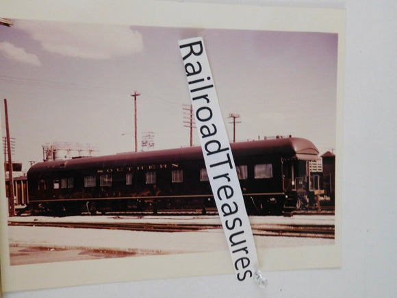 Photo Southern Railroad Officials Car #8 8 X 10 Color Birmingham AL 1972