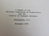 Improving Railroad Productivity Task Force Final Report 1973    Soft Cover