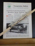 Transportation Bulletin #63 May-July 1960 Old Colony St Ry beginings