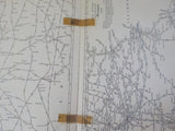 Handy Railroad Atlas 1944 Rand McNally Soft Cover   Staples have been removed