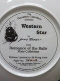 Plate Romance of the Rails Plate Collection Western Star #1661A Tutwiler