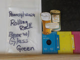 Jaycees Pennsylvania Roling Rock Beer w/Glass Green  PIN