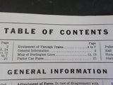 Burlington Route System Public Timetable 1963 May-October