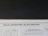 Southern Pacific Transportation Co Employee Timetable San Antonia Div #9 1978