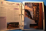 Legendary Trains 3 ring binder of cards with photo / information about the card