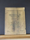 New York New Haven & Hartford Employee Time Table #173 1951 April 29