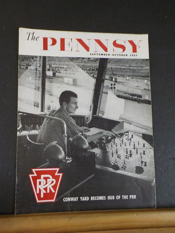 Pennsy Employee Magazine, The 1957 September October Conway Yard becomes Hub PR