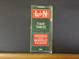 Louisville & Nashville public timetable 1939 April 11 L&N        See photos