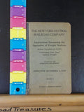 New York Central RR Co Instructions Governing the Operation of Freight Stations