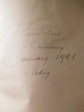 Boston & Albany Railroad Time Book 1901 January to 1902 August B&A OVERSIZE