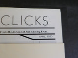 Wheel Clicks 1993 April Pacific Railroad Society SD&AE Mexico Railroads