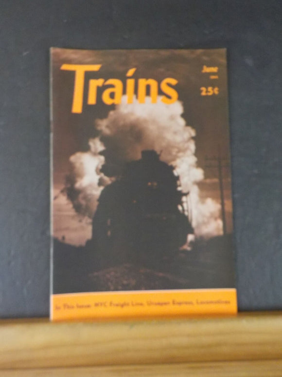 Trains Magazine 1944 June NYC West Side Freight Line Haunted Roundhouse.