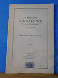 Walthers A Booklet on Signalling for model railroaders 1940 Signal Switch Block