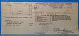 Check Chesapeake and Ohio Railway Co Check 1959 Feb 24 to Lehigh Valley RR C&O