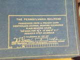 Blueprint PRR Passenger Cars & Freight Cars Controlled Journal bear axler 455892