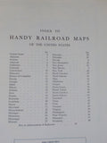 Handy Railroad Atlas of the United States 1948 Kalmbach Reprint Railroad Maps