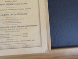 Official Guide of the Railways 1959 February Steam navigation US CAnada   DAMAGE