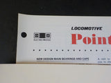 EMD Locomotive Pointers 8L-78 New Design Main Bearings And Caps
