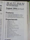 Railfan & Railroad Magazine Bound Volume 13 January - December 1994 Green