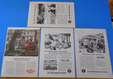 Ads Milwaukee Road Lot #14 Advertisements from various magazines (10)