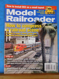 Model Railroader Magazine 2008 June How to compress a scene Small town grain ele
