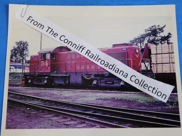 Photo Gulf Mobile & Ohio Locomotive #54 8X10 Color