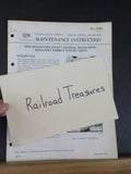EMD Maintenance Instructions MI 1552 Rev A New departure Hyatt journal boxes