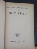 Hot Lead by Robert Ames Bennet  Hard Cover Western novel