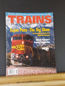 Trains Magazine 1995 June Cajon Pass Santa Fe's California gateway Conrail GP7 l