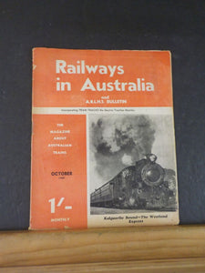 Railways in Australia & ARLHS Bulletin 1949 October Vol 2 #10 Kalgoorlie Bound
