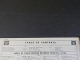 Burlington Route System Public Timetable 1953 May-September