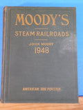 Moody’s Steam Railroads 1948 HC Railroads Airlines Shipping Traction