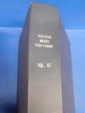 Railroad Model Craftsman Magazine Bound Volume 47 1978-1979 Blue Cover