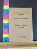 Railway Accounting Officers Association Forty-Second Report 1926 Hard Cover