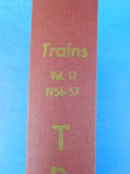 Trains Magazine Bound Volume 17 Nov 1956- Oct 1957