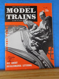 Model Trains 1959 Fall  Lettering with decals Light fantastic Whiting 40 ton gan