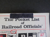Pocket List of Railroad Officials #338 1979 2nd quarter