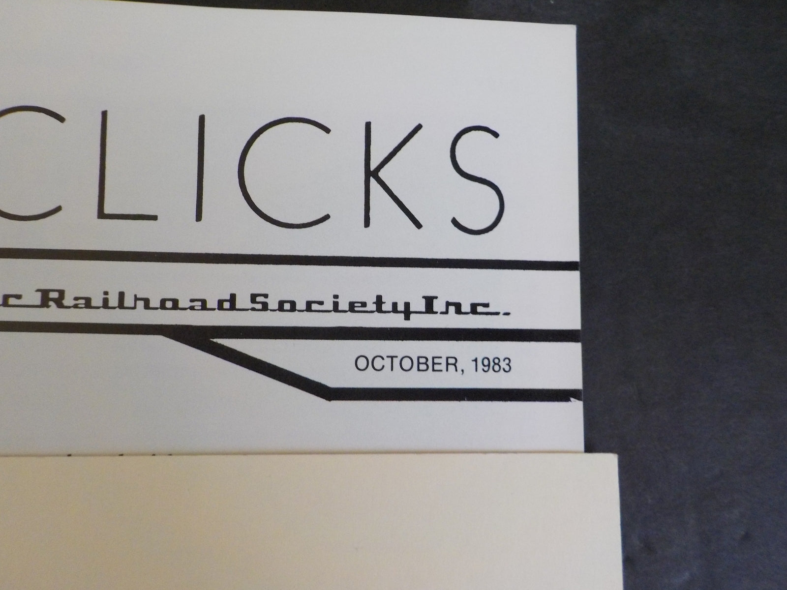 Sp Branch Wheel Clicks 1983 October Pacific Railroad Society SP Branch Becomes M ...
