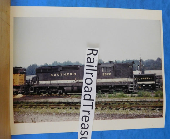 Photo Southern Railroad Locomotive #2522 8 X 10 Color Birmingham AL 1970
