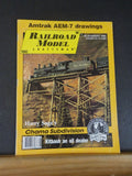 Railroad Model Craftsman Magazine 1985 August Amtrak AEM-7 drawings Kitbash Oil