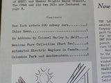 Era Headlights 1963 August 600 Stainless Steel Cars for NYCTA Columbia Park and