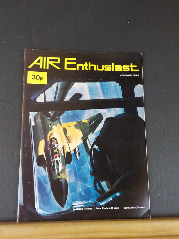 Air Enthusiast Magazine Vol 2 #1 1972 January Plane Facts Swing Wing Birds of PE