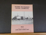 Baldwin Westinghouse Electric Locomotives 1925 ERHS #24