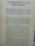 New York Railroad Club 1891-3 Copyright 1891 Hard Cover front cover loose,