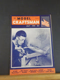 Model Craftsman RMC 1944 July RR station plans Steel arch bridges Naval gun
