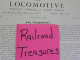 Locomotive Railway Carriage & Wagon Review #757 1955 September