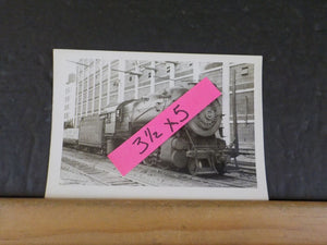 Photo Long Island Railroad Locomotiver #113 3.5X5 Black & White Sunnyside Yard