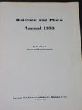 Trains & Travel Railroad and Photo Annual 1953