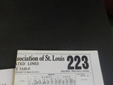 NRHS Bulletin 1972 Vol 37 #4   Eurailpass holiday St Louis Union Station TIMETAB