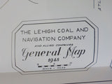 Death Of A Great Company Lehigh Coal & Navigation Co Julian Parton Damaged w/MAP